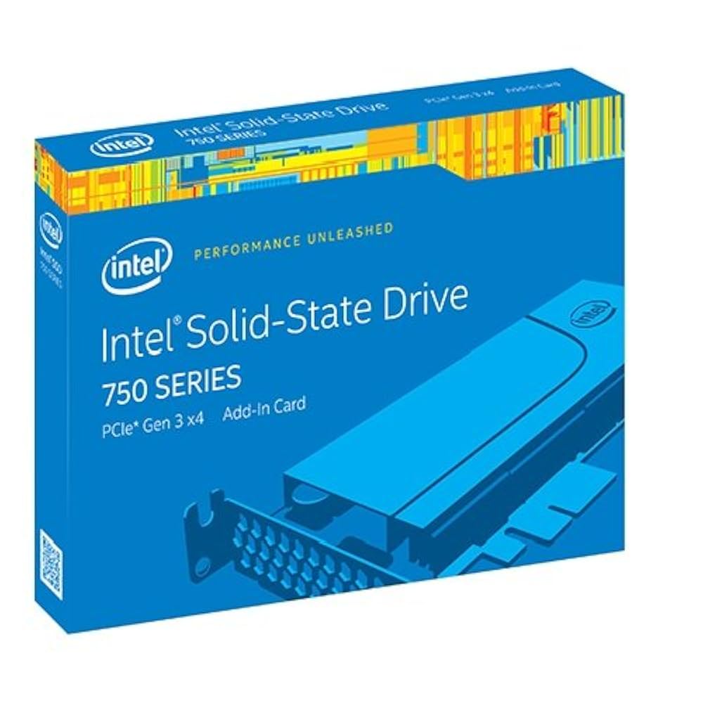 新品未使用　Intel 400GB MLC SSD PCI-E 3.0 750 Amazon.com: Intel Single Pack 400GB 750 Series Solid State